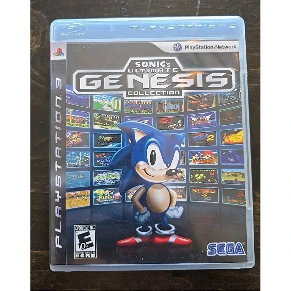 Sonics Ultimate Genesis Collection Sony PlayStation 3 PS3 Sega Video Game 2009